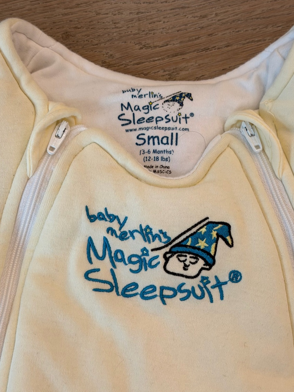 Baby Merlin’s Magic Sleepsuit Infant One-Piece - Small - Picture 4 of 5